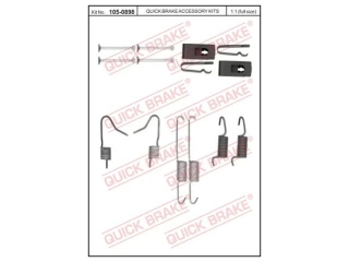 1050898 QUICK BRAKE (OJD) - Установочный набор барабанных колодок - Autoyamato
