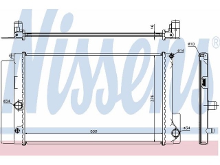 64692 NISSENS - Радиатор - Autoyamato