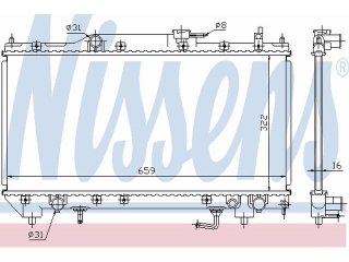 64782A NISSENS - Радиатор - Autoyamato