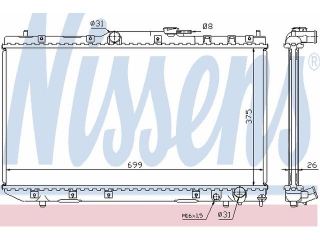 64785A NISSENS - Радиатор - Autoyamato