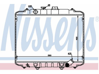 67015 NISSENS - Радиатор - Autoyamato