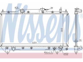 64783A NISSENS - Радиатор - Autoyamato