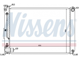 646866 NISSENS - Радиатор - Autoyamato