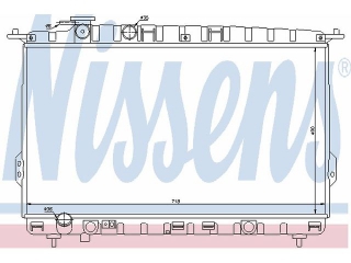 67026 NISSENS - Радиатор - Autoyamato
