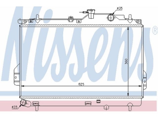 67484 NISSENS - Радиатор - Autoyamato