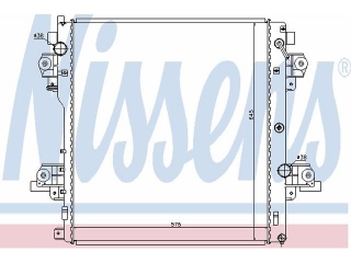 646824 NISSENS - Радиатор - Autoyamato