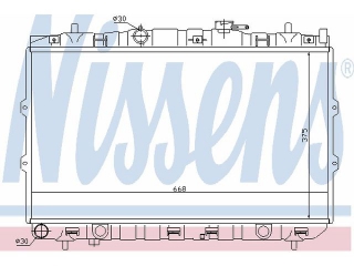 66648 NISSENS - Радиатор - Autoyamato