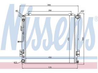 67078 NISSENS - Радиатор - Autoyamato