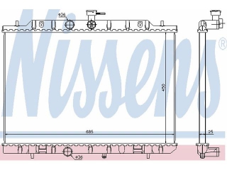 67365 NISSENS - Радиатор - Autoyamato