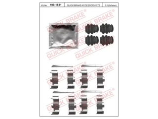 1091831 QUICK BRAKE (OJD) - Установочный набор тормозных колодок - Autoyamato