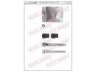 1131472X QUICK BRAKE - Комплект направляющих суппорта - Autoyamato