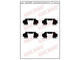 1091276 QUICK BRAKE (OJD) - Установочный набор тормозных колодок - Autoyamato