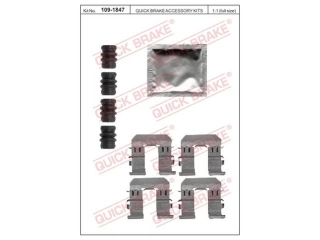 1091847 QUICK BRAKE (OJD) - Установочный набор тормозных колодок - Autoyamato