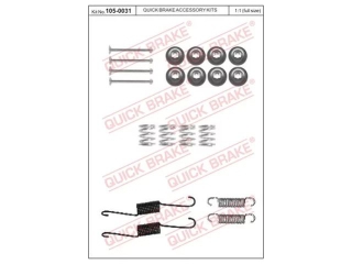 1050031 QUICK BRAKE (OJD) - Установочный набор барабанных колодок - Autoyamato