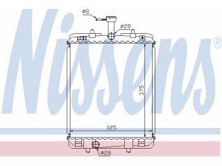 64685 NISSENS - Радиатор - Autoyamato