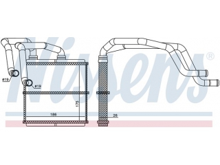 72219 NISSENS - Радиатор печки - Autoyamato