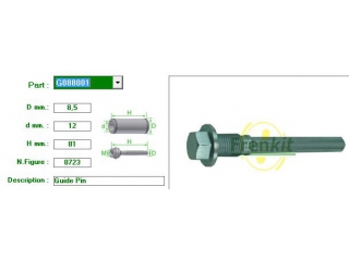 G088001 FRENKIT - Направляющие суппорта - Autoyamato