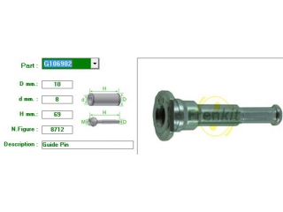 G106902 FRENKIT - Направляющие суппорта - Autoyamato