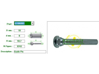 G106001 FRENKIT - Направляющие суппорта - Autoyamato