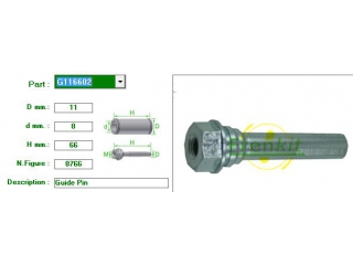 G116602 FRENKIT - Направляющие суппорта - Autoyamato