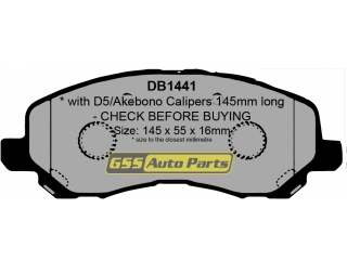 RDB1441 RACER - Тормозные колодки - Autoyamato