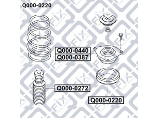 Подшипник стойки Q0000220 (Q-FIX)