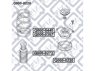 Подшипник стойки Q0000220 (Q-FIX)