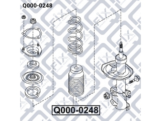 Пыльник амортизатора Q0000248 (Q-FIX)