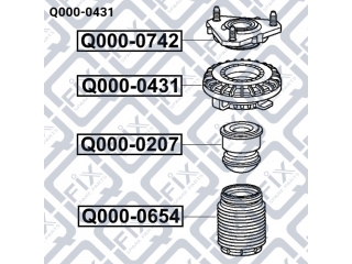 Подшипник стойки Q0000431 (Q-FIX)