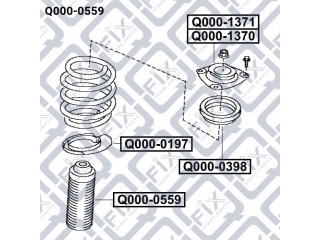 Пыльник амортизатора Q0000559 (Q-FIX)