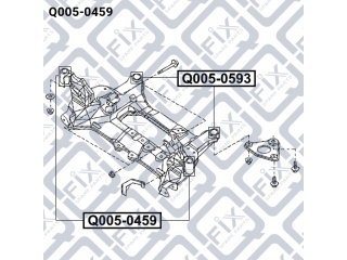 Сайлентблок Q0050459 (Q-FIX)