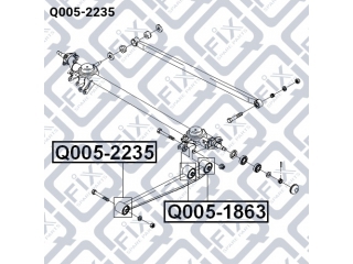 Сайлентблок Q0052235 (Q-FIX)