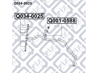 Тяжка стабилизатора Q0340025 (Q-FIX)