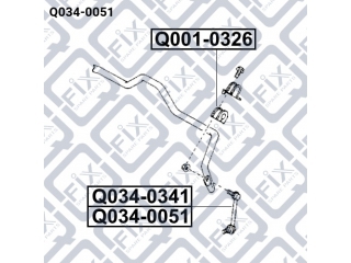 Тяжка стабилизатора Q0340051 (Q-FIX)