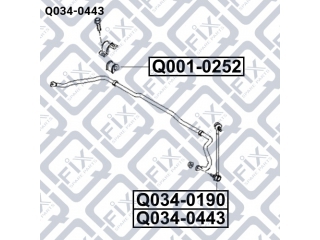 Тяжка стабилизатора Q0340443 (Q-FIX)