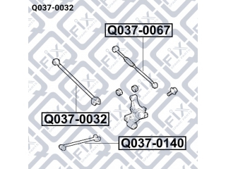 Тяга задняя Q0370032 (Q-FIX)