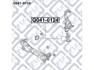Шаровая опора Q0410124 (Q-FIX)
