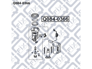 Фильтр топливный Q0840366 (Q-FIX)