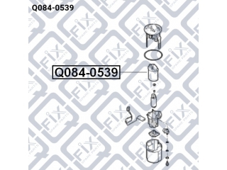 Фильтр топливный Q0840539 (Q-FIX)