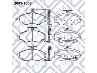 Тормозные колодки Q0931008 (Q-FIX)