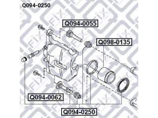 Ремкомплект суппорта Q0940250 (Q-FIX)