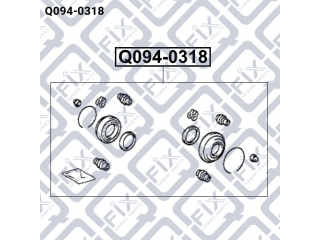Ремкомплект суппорта Q0940318 (Q-FIX)