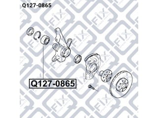 Подшипник ступицы Q1270865 (Q-FIX)