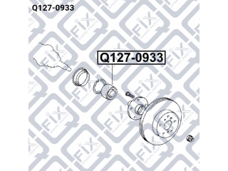 Подшипник ступицы Q1270933 (Q-FIX)
