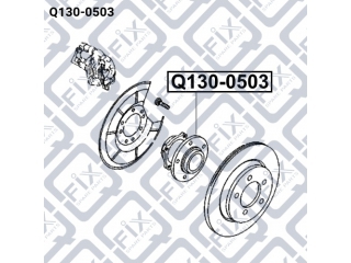 Подшипник ступицы Q1300503 (Q-FIX)