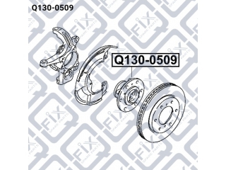 Подшипник ступицы Q1300509 (Q-FIX)