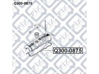 Прокладка клапанной крышки Q3000875 (Q-FIX)