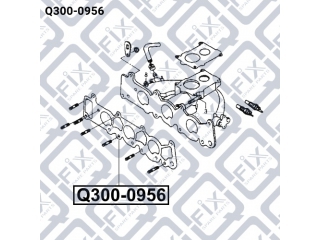 Прокладка впускного коллектора Q3000956 (Q-FIX)