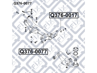 Развальный болт Q3760077 (Q-FIX)