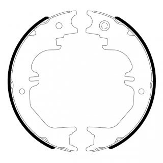 Колодки ручника&nbsp;C02086ABE&nbsp;(ABE)